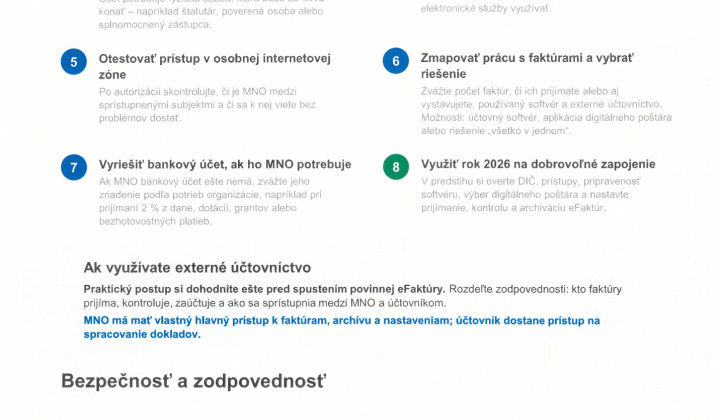 Aktuality / Elektronická faturácia - foto